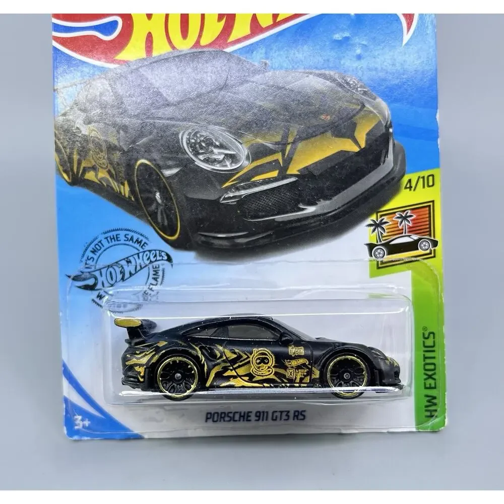 Hot Wheels PORSCHE 911 GT3 RS HW Exotics 4/10 Black 2020 Mattel Diecast 1:64